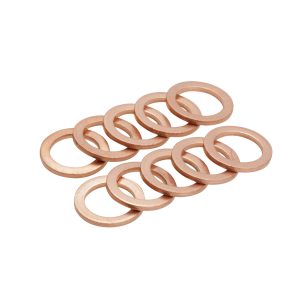 10 x Kupfer-Dichtringe für Stahlflexleitung: D12 x 16 x 1.5