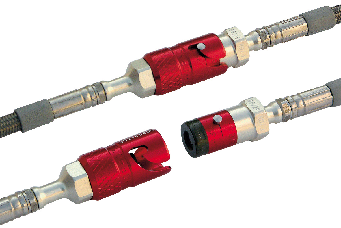 Hydraulische Schnellkupplung für Bremsleitungen u. Kupplungsleitungen - schwarz – Bild 2